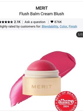 Merit Le Bonbon Flush Balm